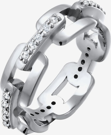 KUZZOI Ring 'Kristall' in Silber: Vorderseite