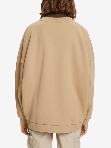 Sweat-shirt ESPRIT en beige