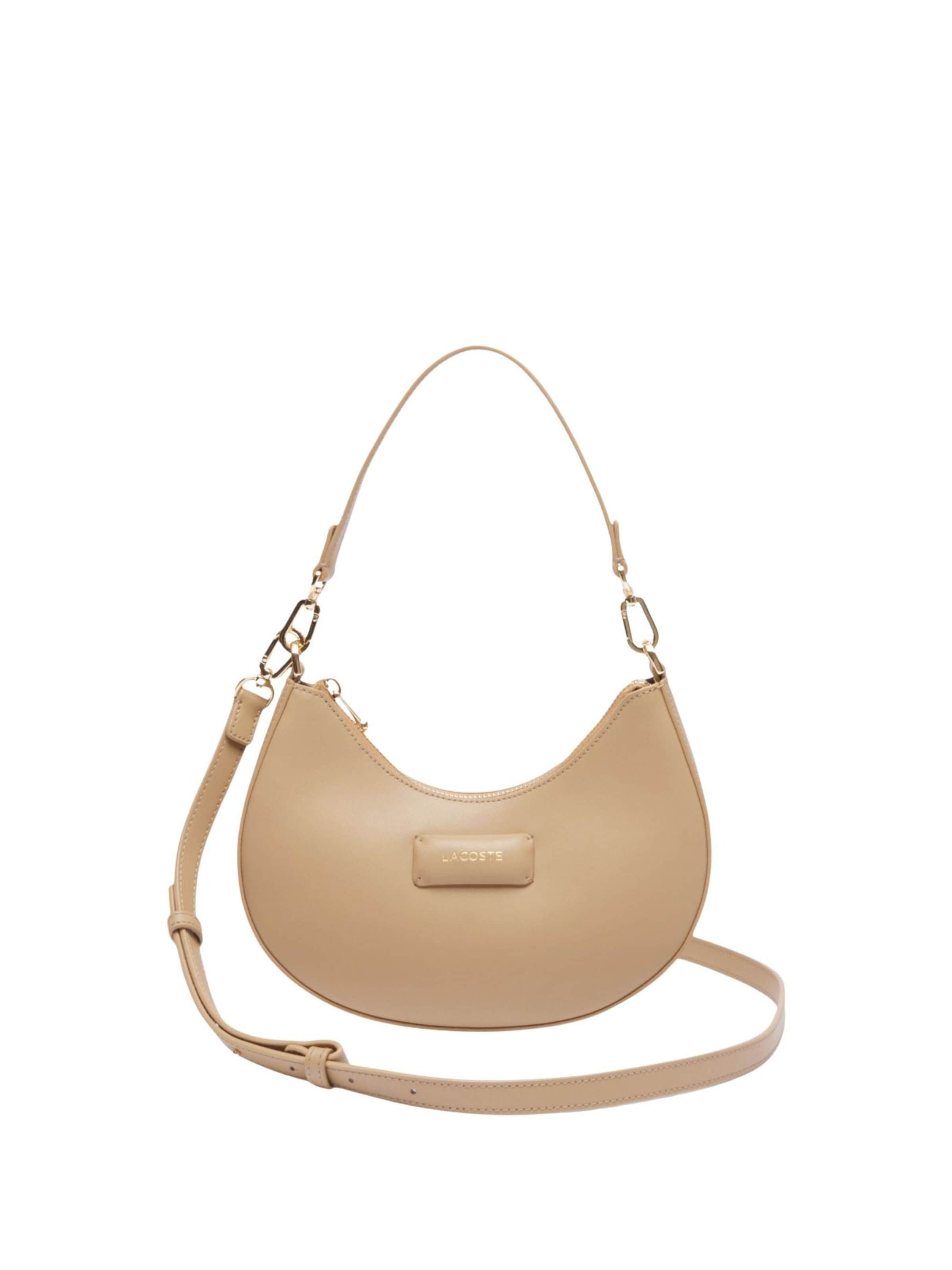 LACOSTE Handtas 'Casual' in Beige: voorkant