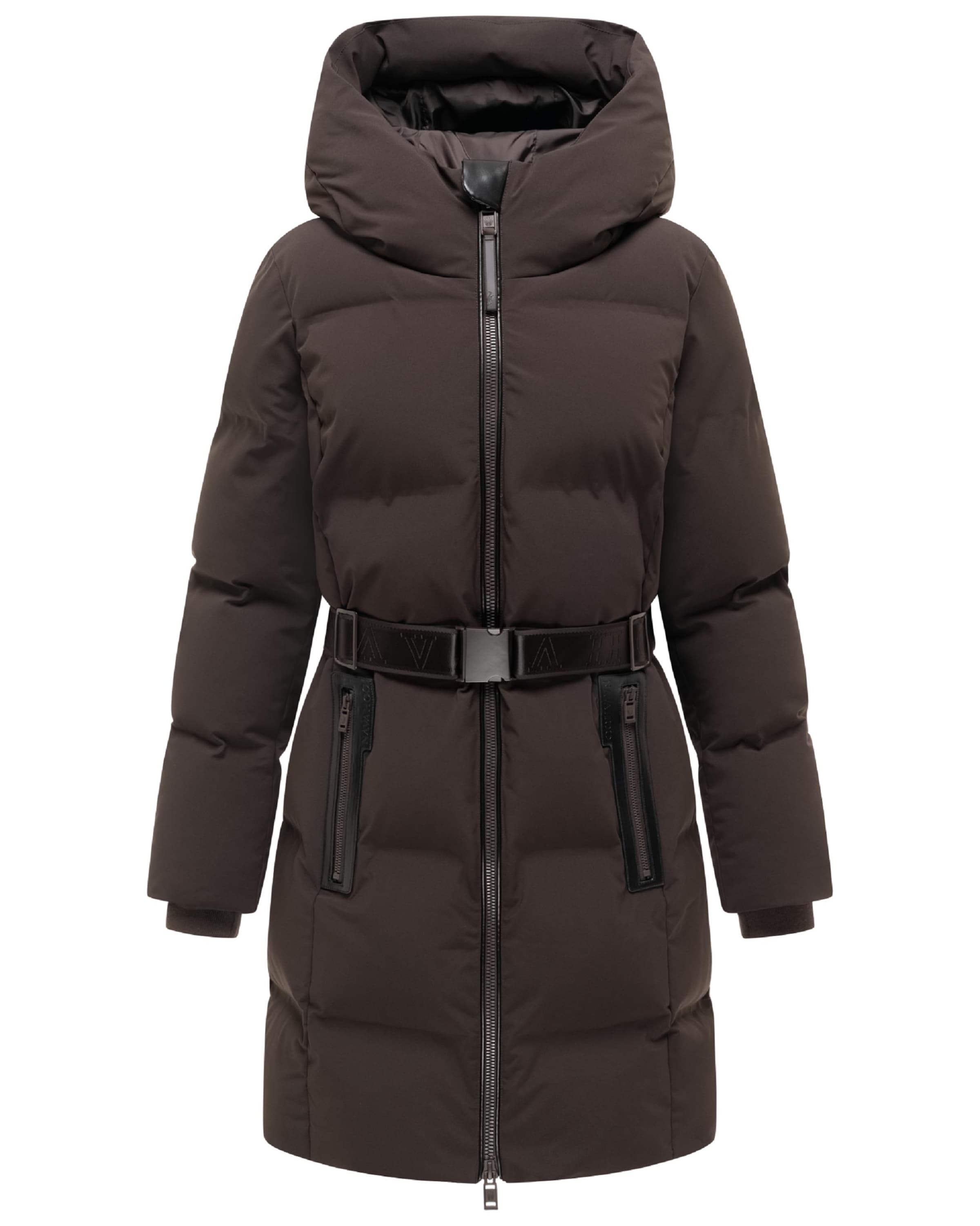Cappotto funzionale 'Wolkenwichtel 14' di NAVAHOO in marrone: frontale