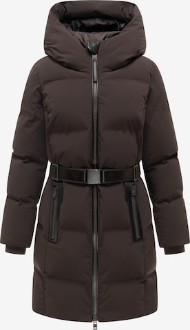 Cappotto funzionale 'Wolkenwichtel 14' di NAVAHOO in marrone: frontale