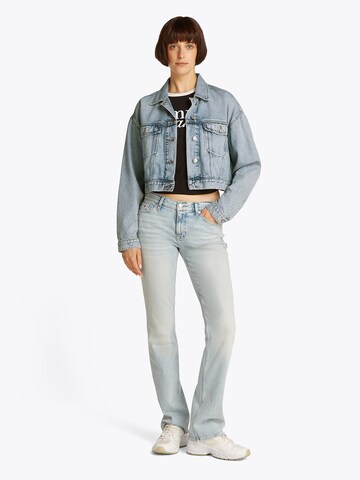 Tommy Jeans Φθινοπωρινό και ανοιξιάτικο μπουφάν σε μπλε