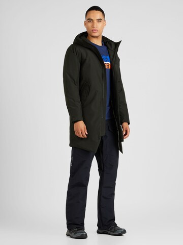 Coupe regular Manteau d’hiver 'Gunter' elvine en vert