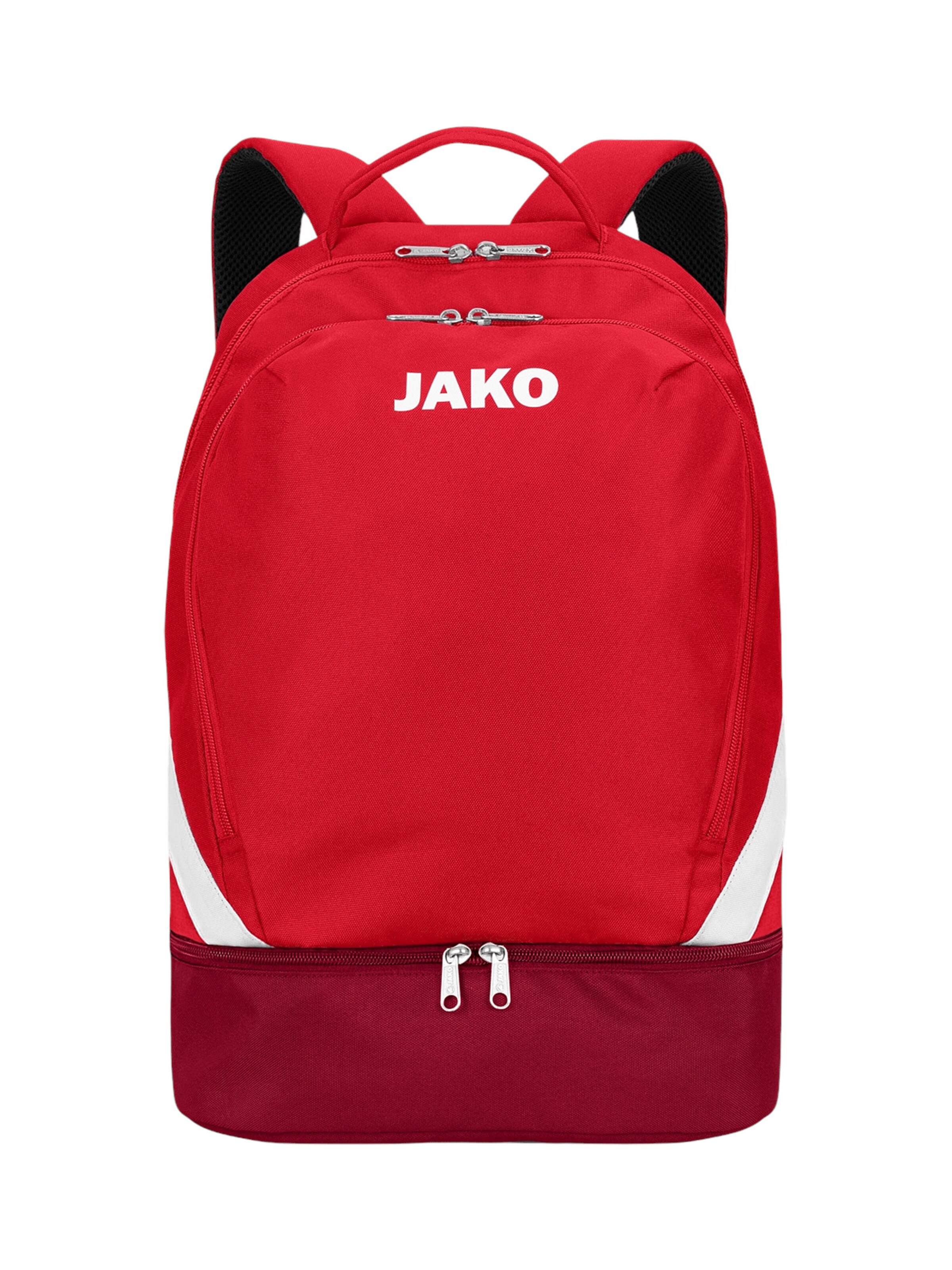 JAKO Sportrucksack in Rot: Vorderseite