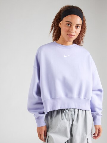Felpa 'Phoenix Fleece' di Nike Sportswear in lilla: frontale