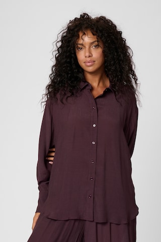 Kaffe Bluse i lilla: forside