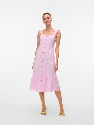 VERO MODA Jurk 'VMLinn' in Roze: voorkant