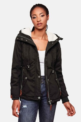 MARIKOO Winter jacket 'Bikoo' in Black: front