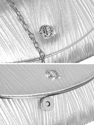Tomshop24-7 Clutch 'Rovicky Nela' in Silver