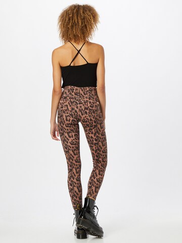 River Island Skinny Τζιν 'MOLLY' σε καφέ