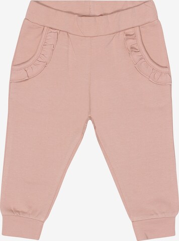 Kids Up Tapered Pants 'Vanilja' in Pink: front