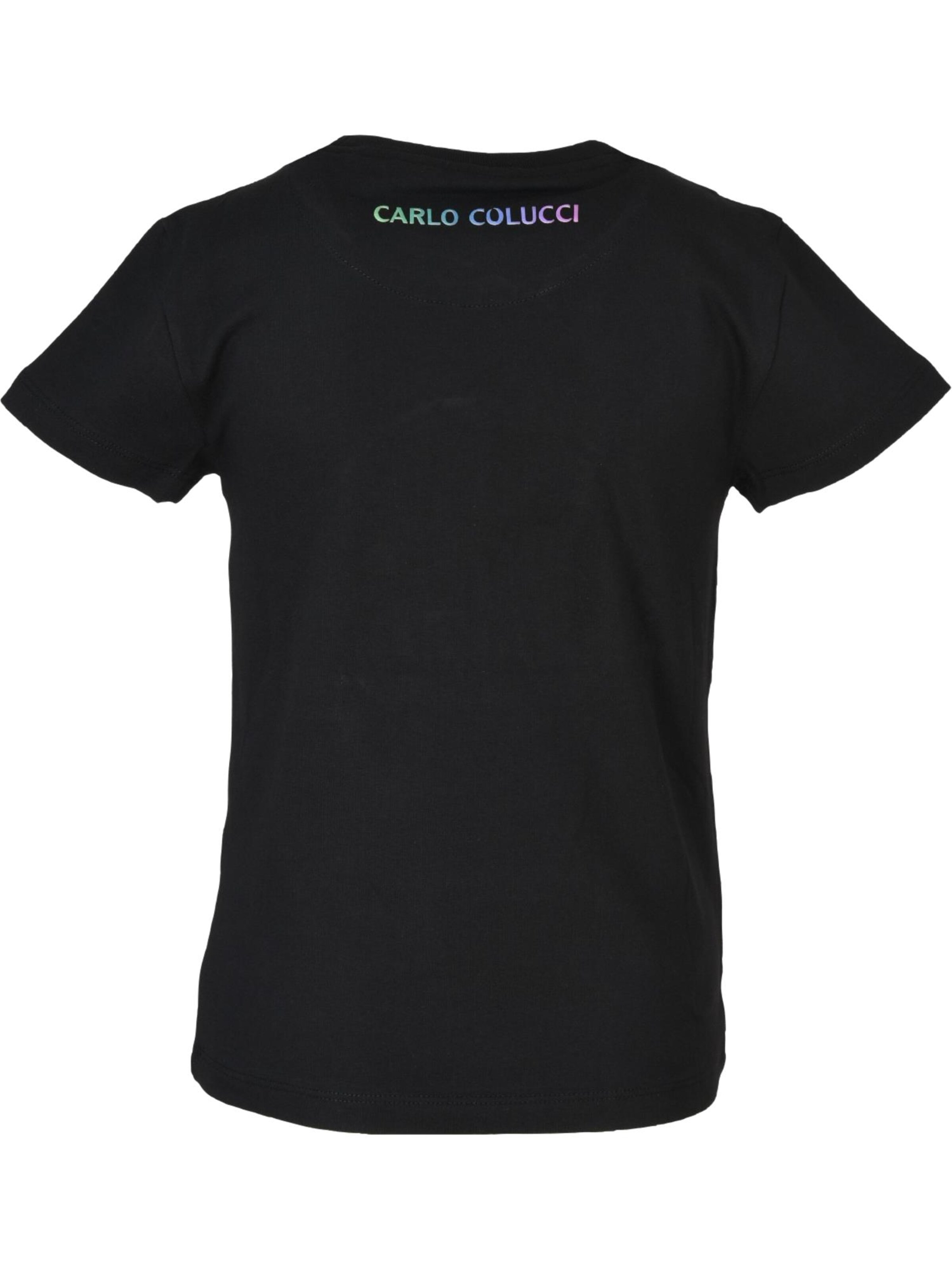 T-Shirt 'Canazei' Carlo Colucci en noir