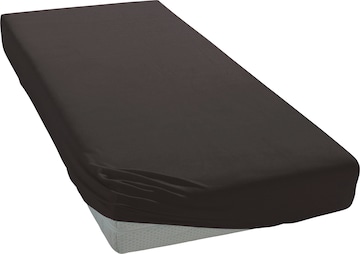 ECOREPUBLIC Bed Sheet in Grey: front