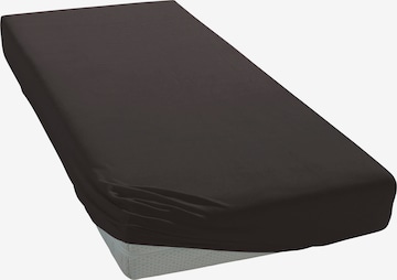 MY HOME Bed Sheet in Black: front
