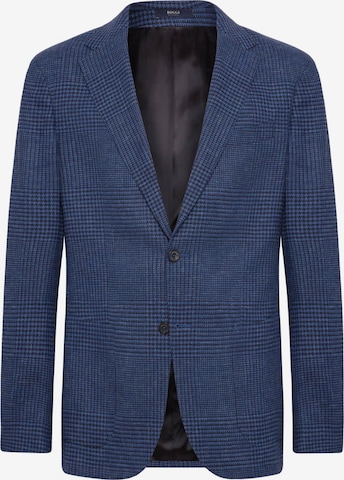 Coupe regular Veste de costume Boggi Milano en bleu : devant