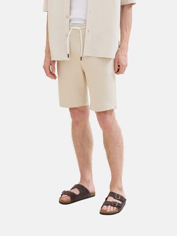 regular Pantaloni di TOM TAILOR in beige: frontale