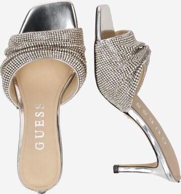 GUESS - Sapato aberto 'HADEY' em prata