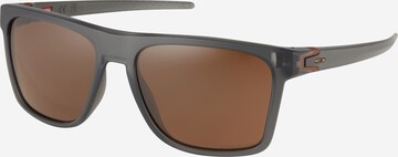 Lunettes de soleil sport OAKLEY en gris : devant