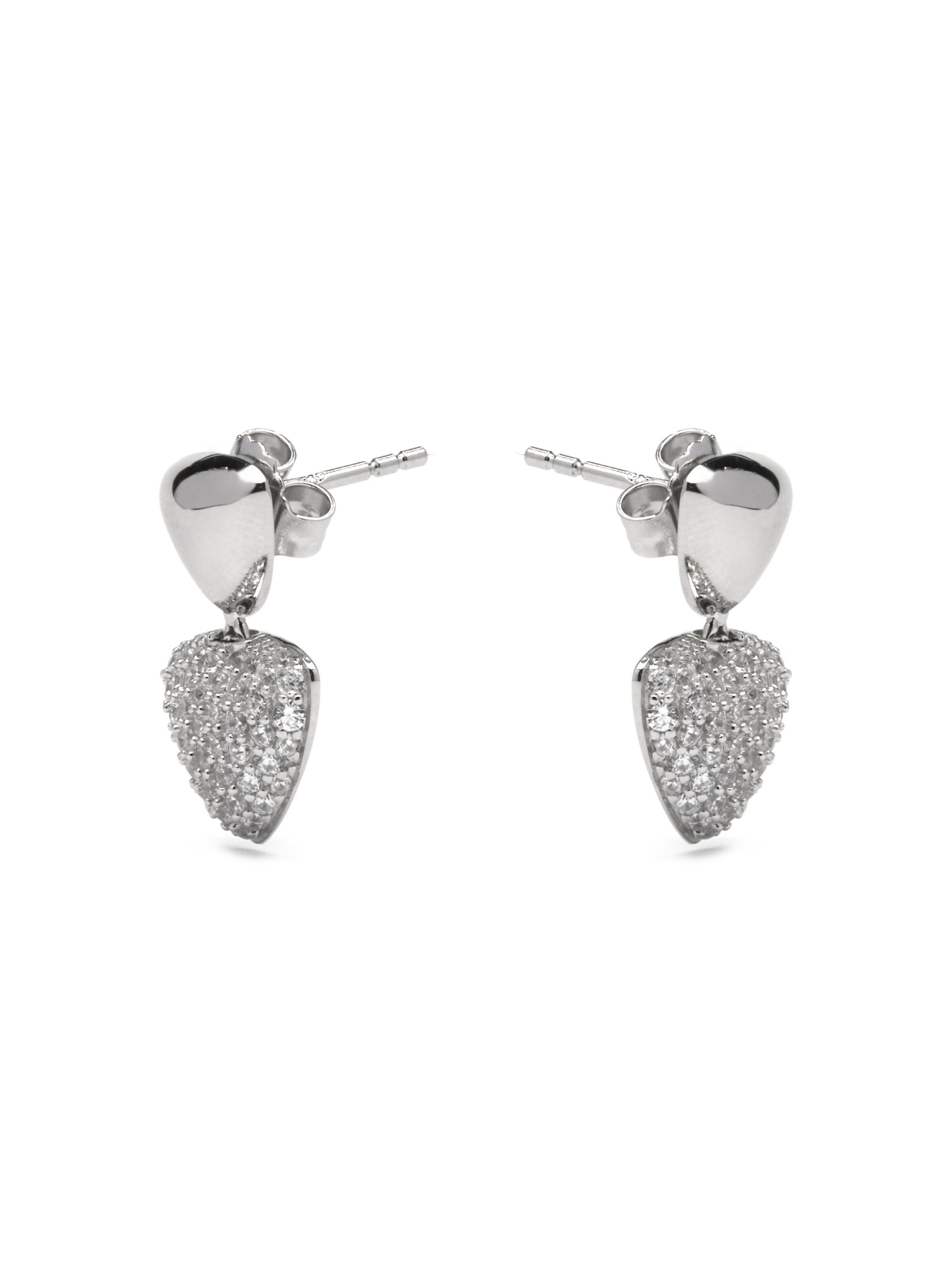 Luxenter Øreringe 'HAJU' i hvid