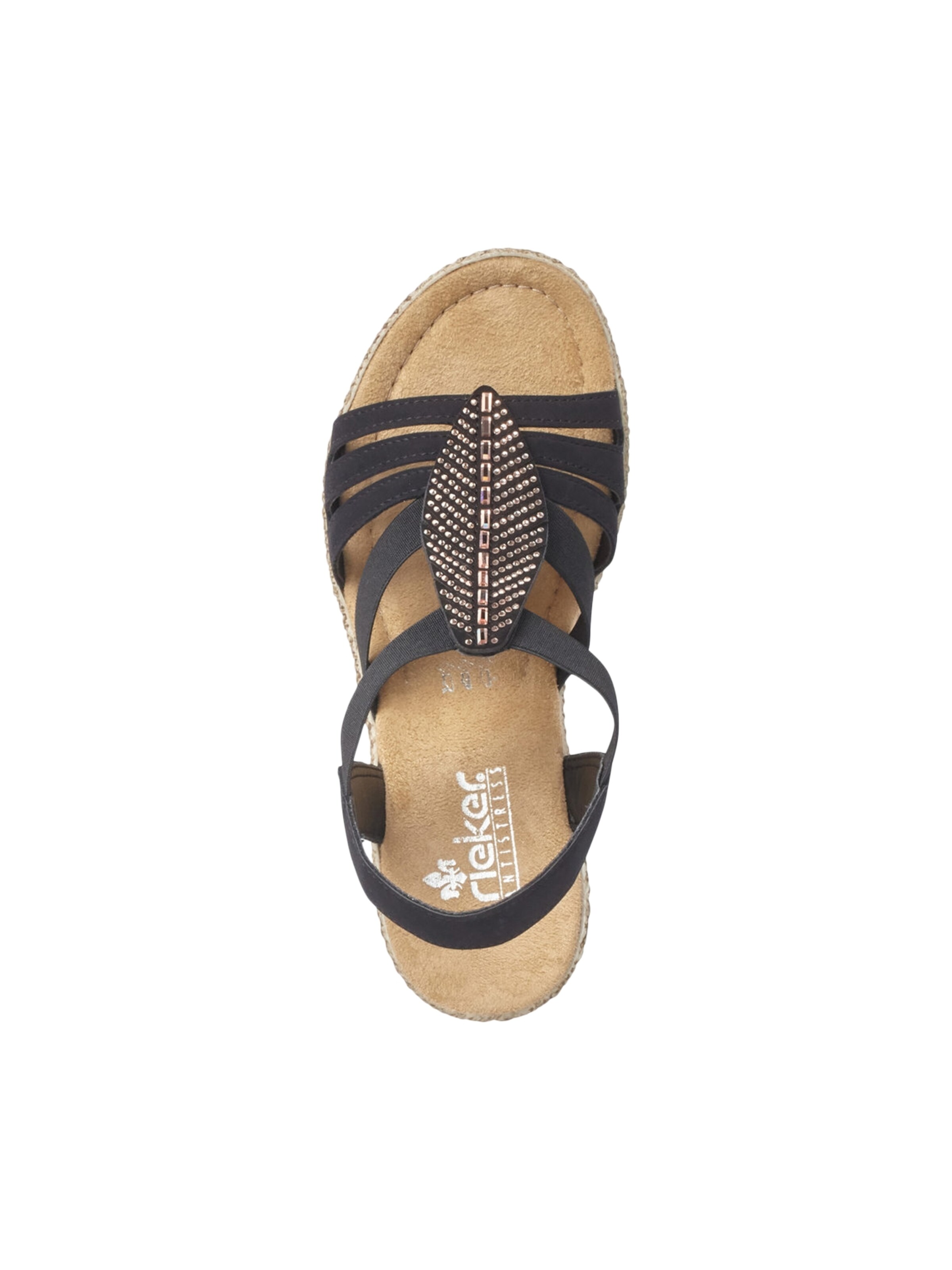 Rieker - Sandalias en negro