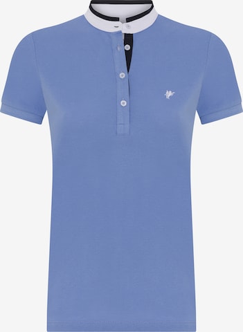 DENIM CULTURE Poloshirt 'Kelly' in Blau: predná strana