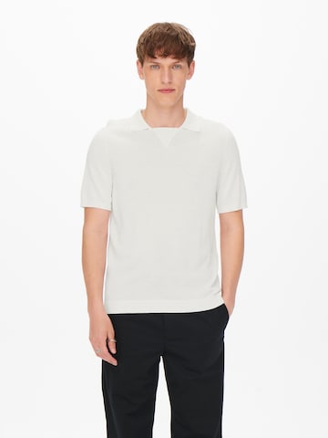 Only & Sons Sweater 'Mack' in White: front