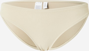 Calvin Klein Swimwear Bikini Bottoms in Beige: front