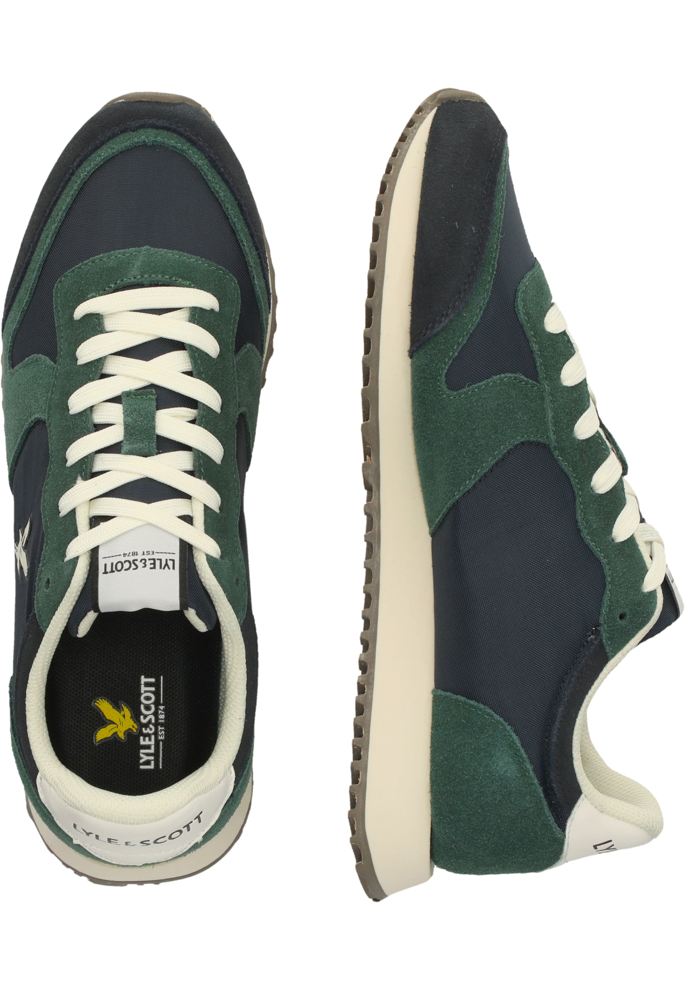 Lyle & Scott Platform trainers 'Leno' in Green