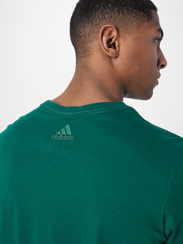 ADIDAS SPORTSWEAR Тениска 'Essentials' в зелено
