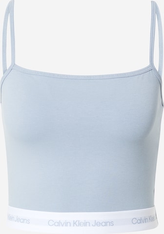 Calvin Klein Jeans Top - kék: elől