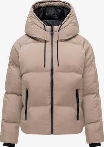 NAVAHOO Winterjas in Beige: voorkant