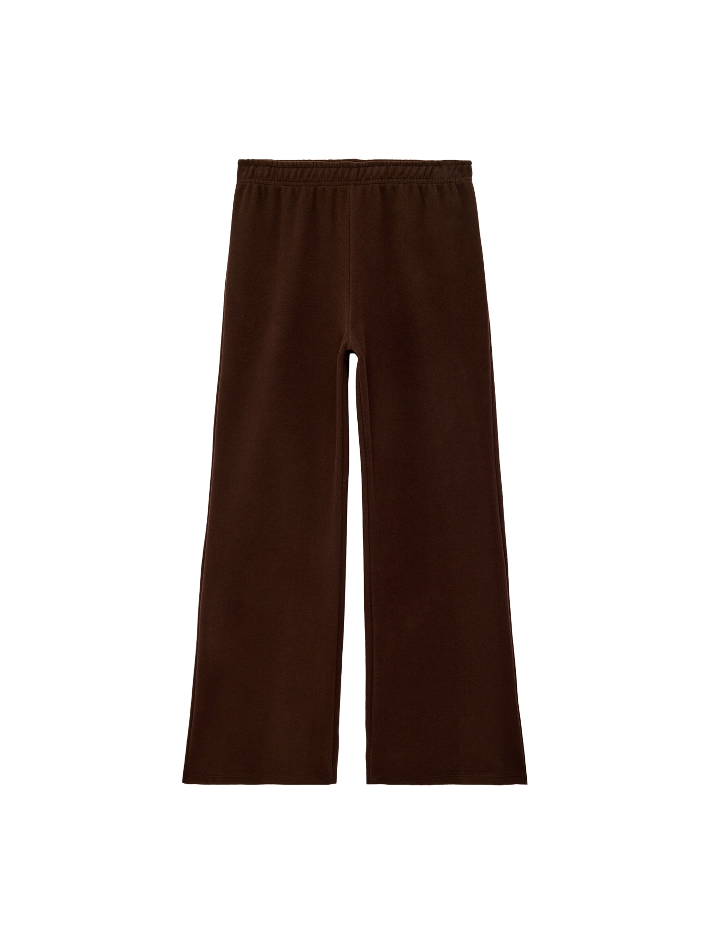Koton Wide leg Trousers in Brown: front