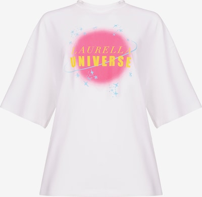 Laurella Oversizeshirt in hellblau / gelb / pink / weiß, Produktansicht