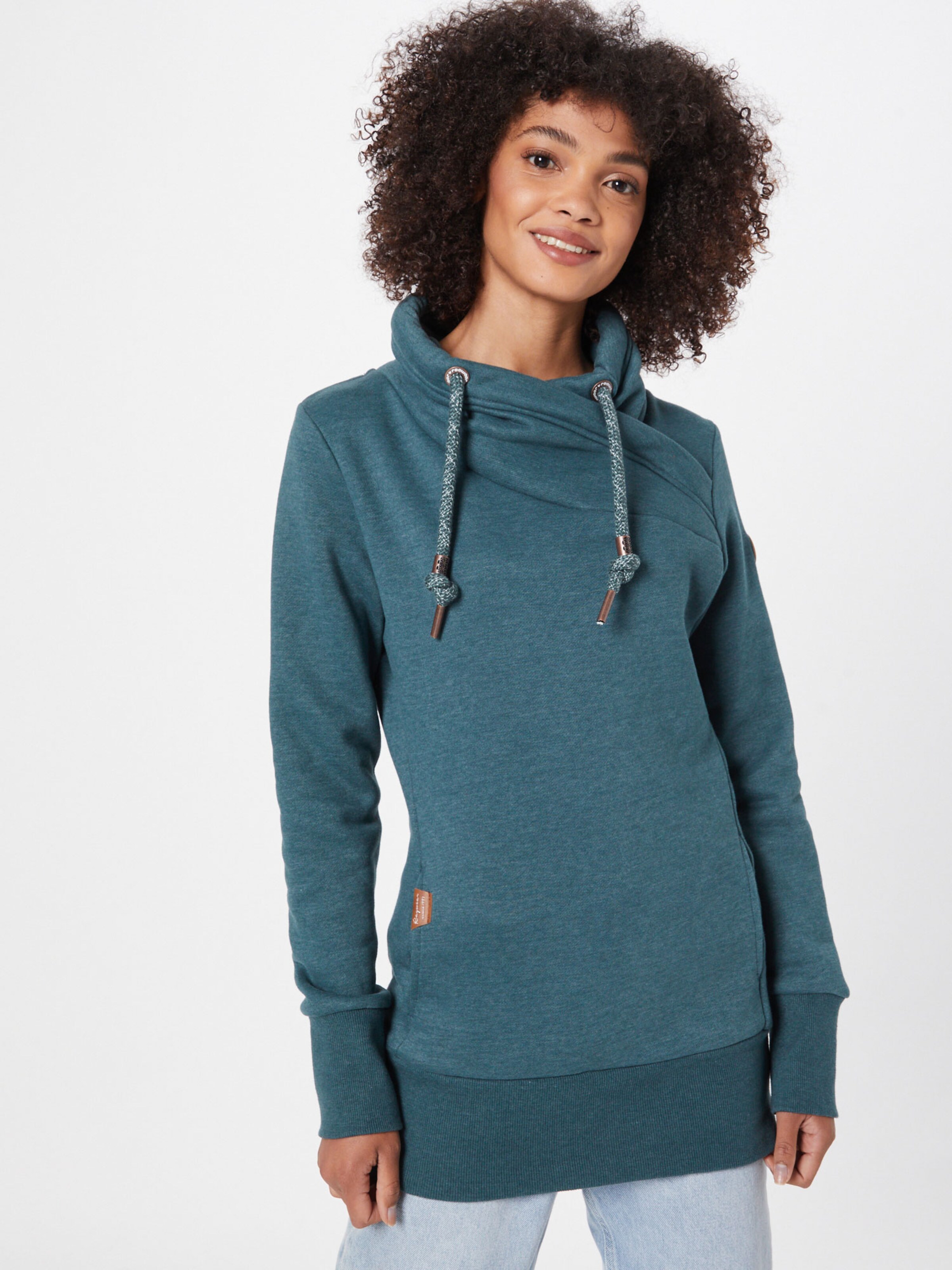 Frauen Große Größen Ragwear Sweatshirt 'Neska' in Petrol - WM60758 Frauen Große Größen Ragwear Sweatshirt 'Neska' in Petrol - WM60758
