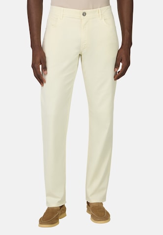 Boggi Milano Regular Jeans in Yellow: front