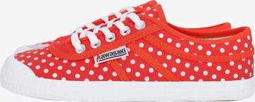 KAWASAKI Sneakers laag 'Polka' in Rood