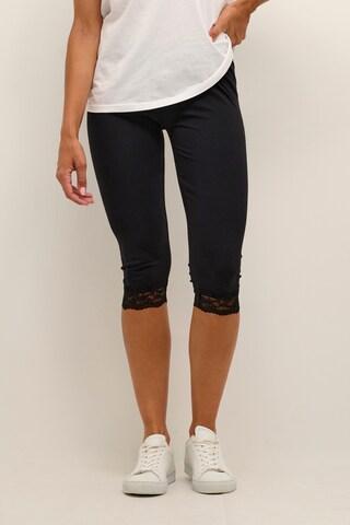 Cream Skinny Leggings 'Mathilda' in Zwart: voorkant