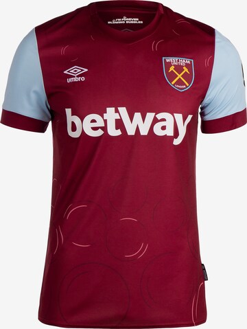 Maglia trikot 'West Ham United' di UMBRO in rosso: frontale