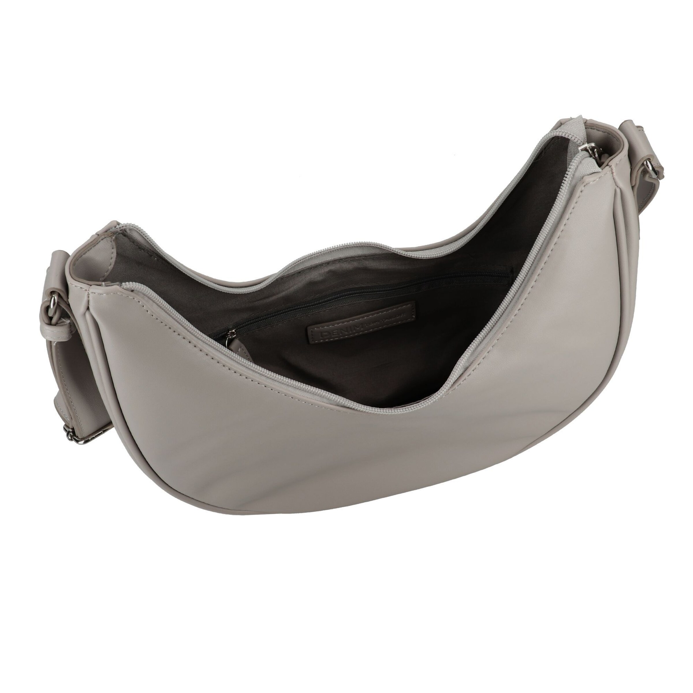 TOM TAILOR DENIM Schoudertas 'Bena' in Grijs