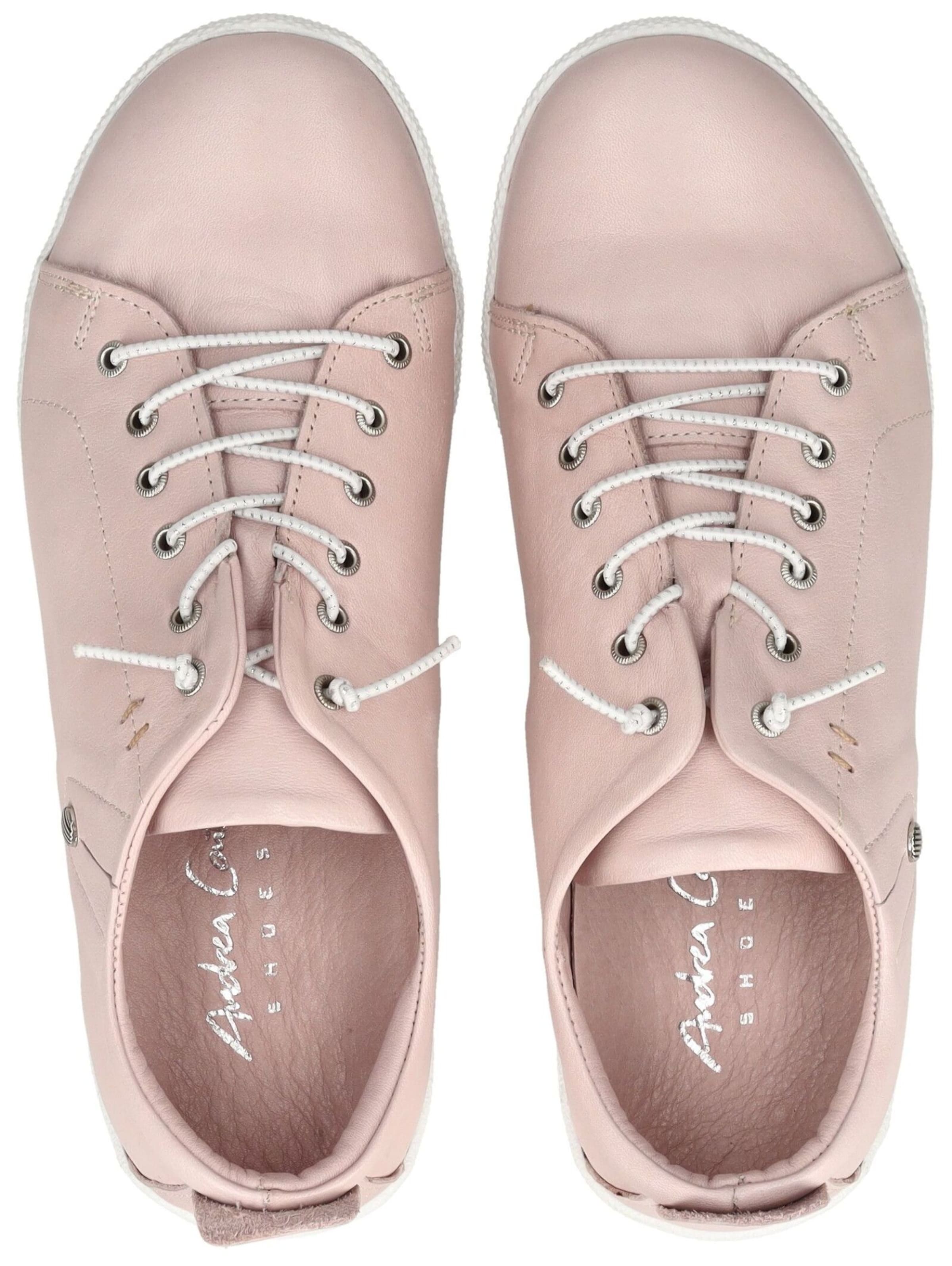 ANDREA CONTI Sportlicher Schnürschuh in Pink