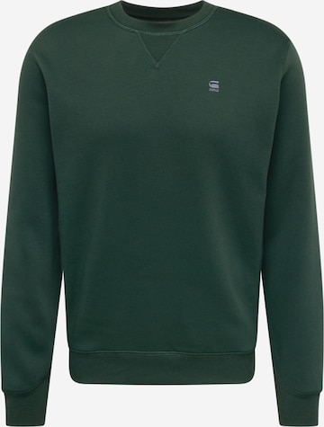 G-Star RAW - Sweatshirt em verde: frente