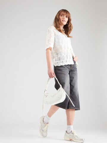 Monki Strickjacke in Weiß
