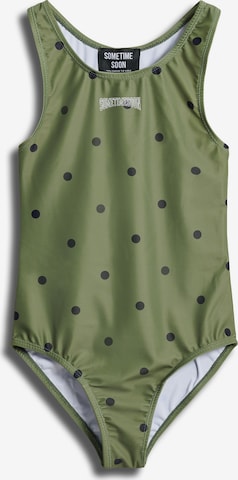 Maillot de bain 'Nellie' SOMETIME SOON en vert : devant