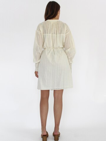 Honnête Atelier Jurk 'Mae' in Beige