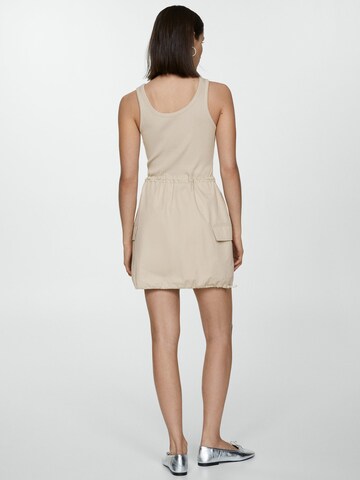 MANGO Jurk 'Morrone' in Beige