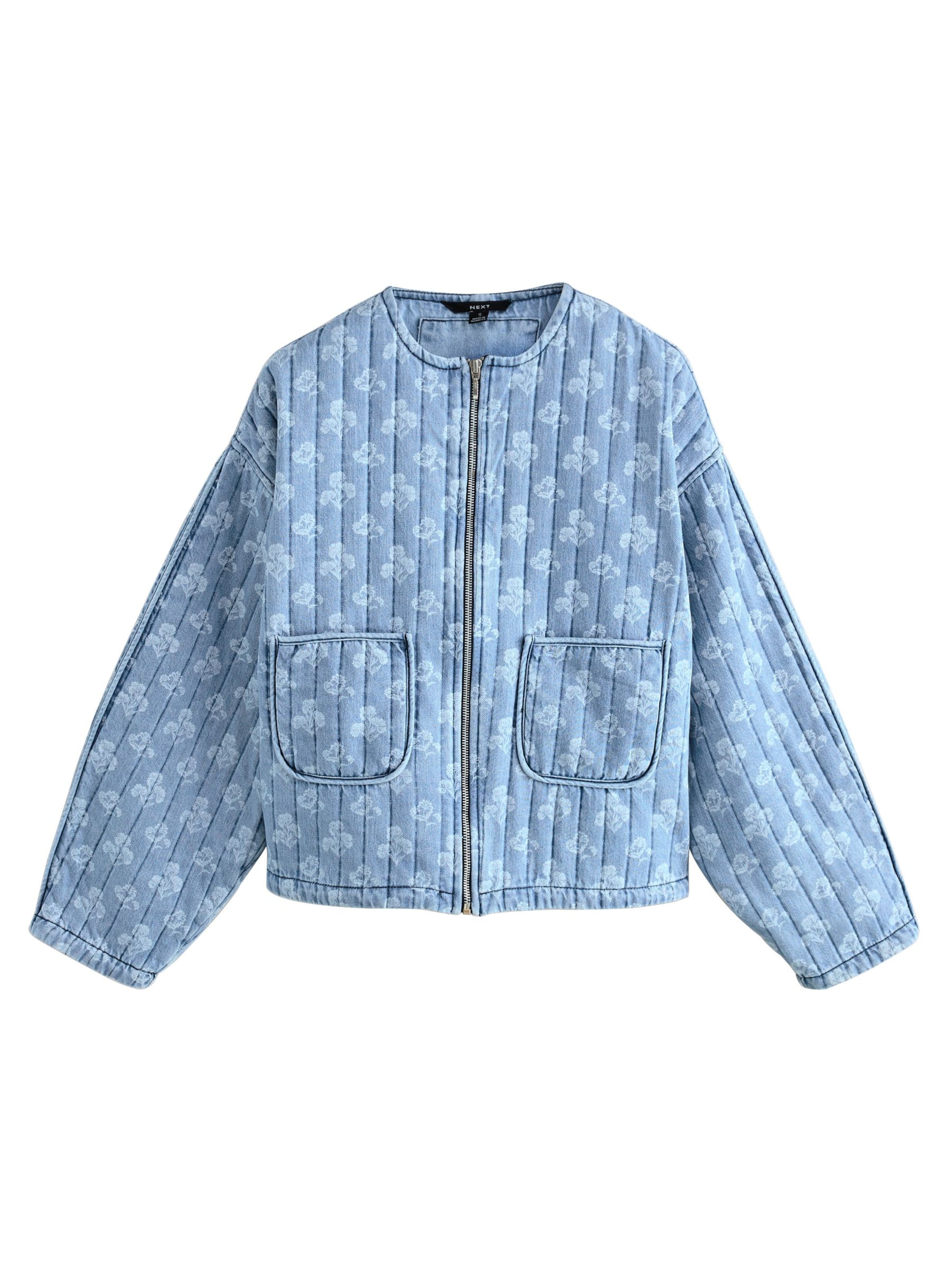 Next Prechodná bunda - Modrá: predná strana