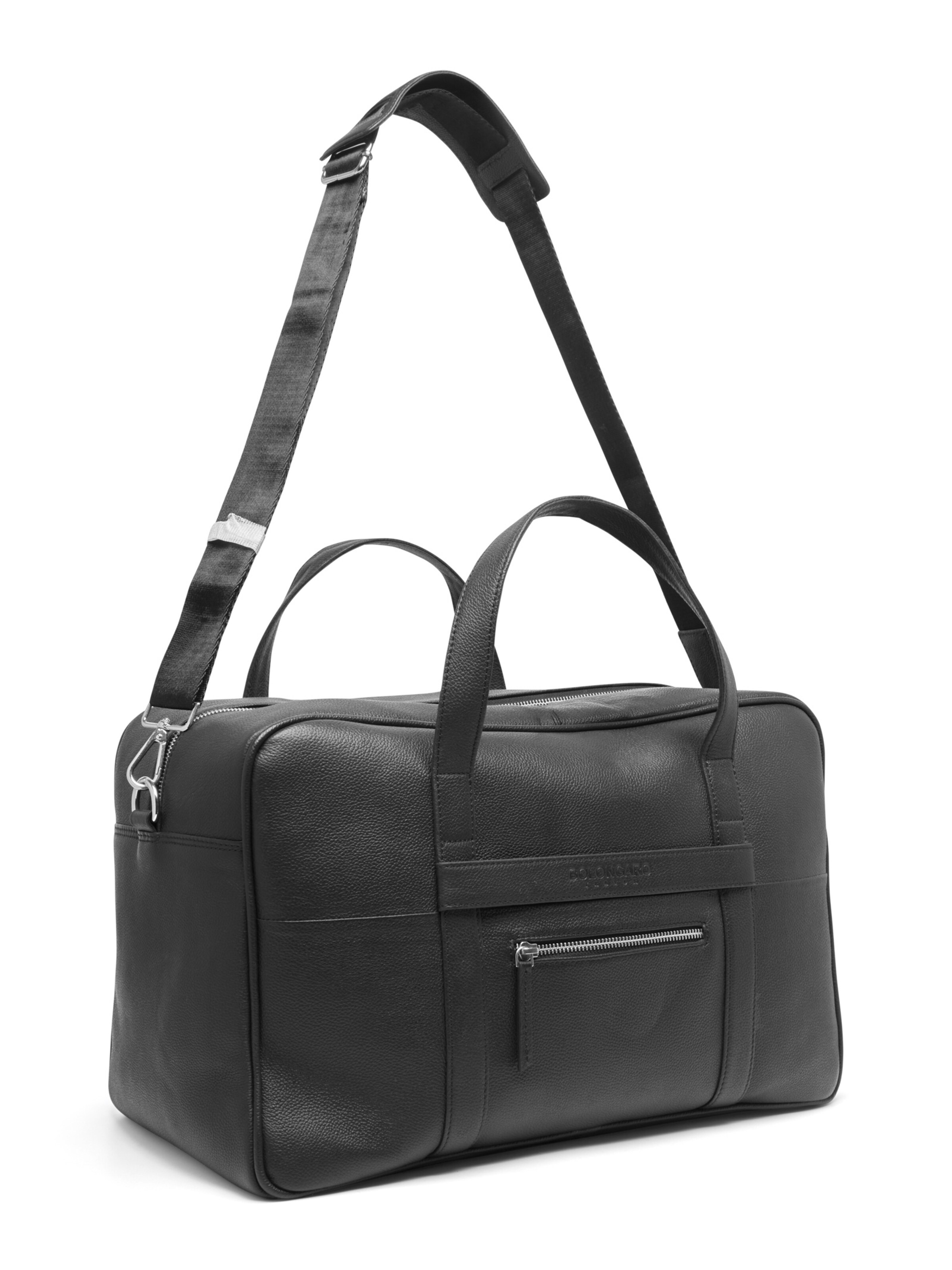 Bolongaro Trevor Weekendtas 'Berlin Holdallgrain' in Zwart