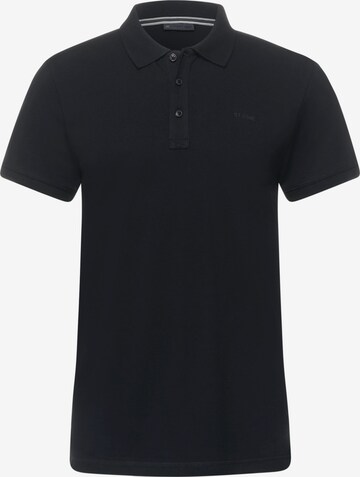 Street One MEN Poloshirt in Schwarz: predná strana