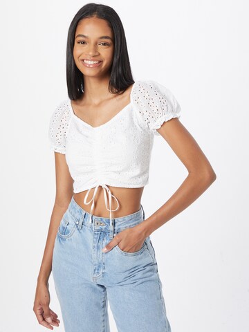 HOLLISTER Blouse in White: front