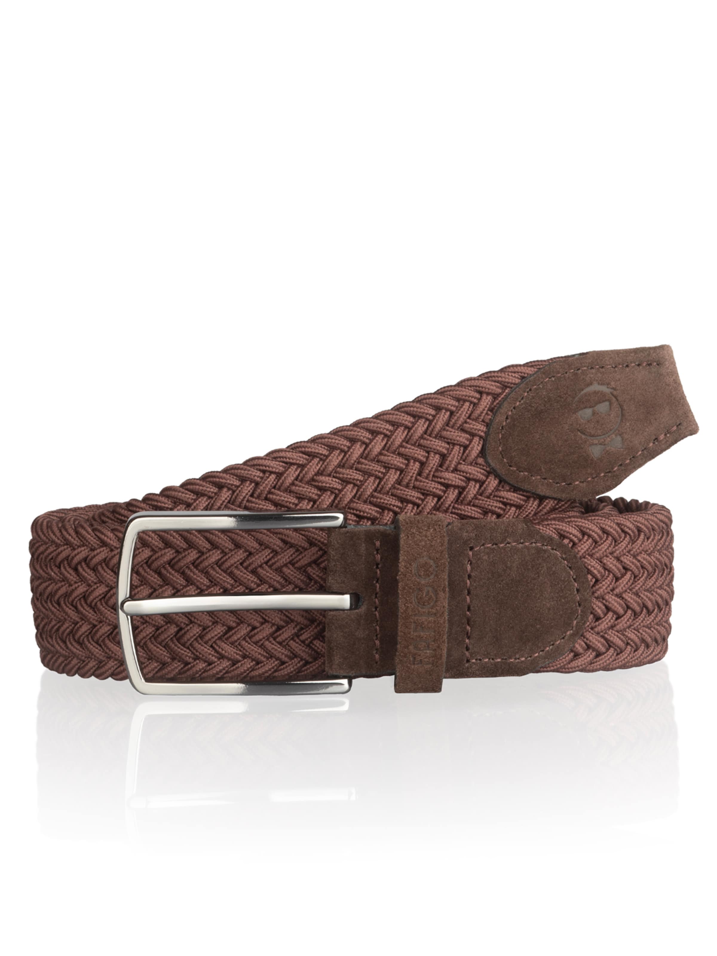 FAFIGO Belt 'Marsala' in Brown: front